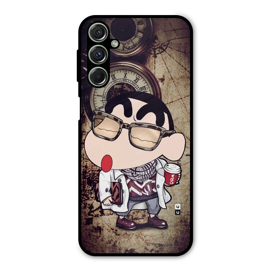 Dope Shinchan Metal Back Case for Galaxy M34
