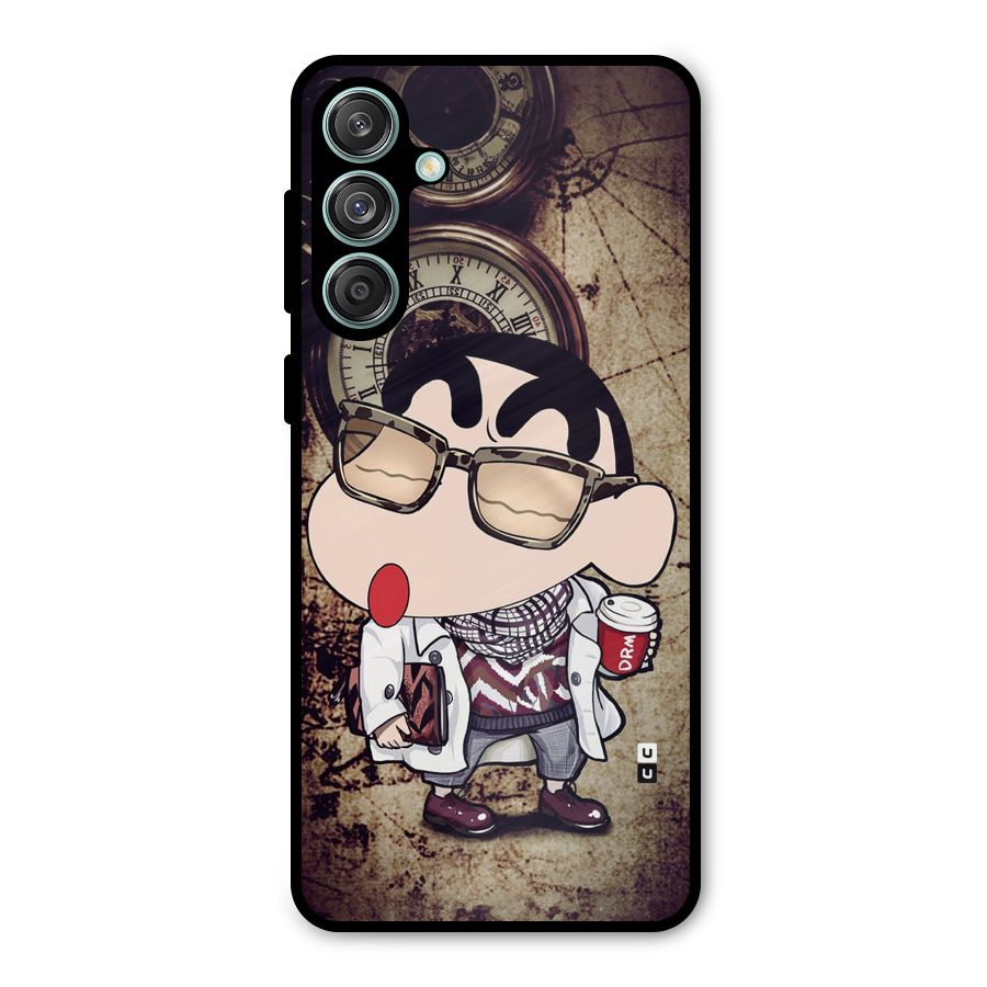 Dope Shinchan Metal Back Case for Galaxy M55 5G