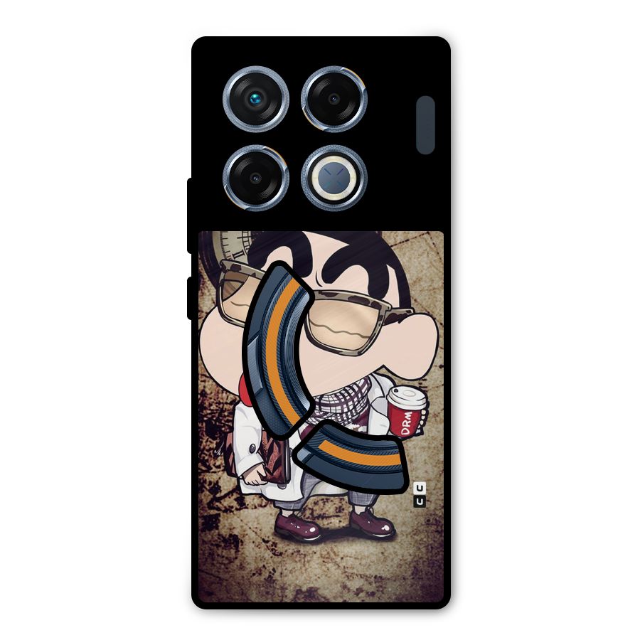 Dope Shinchan Metal Back Case for Infinix GT 20 Pro