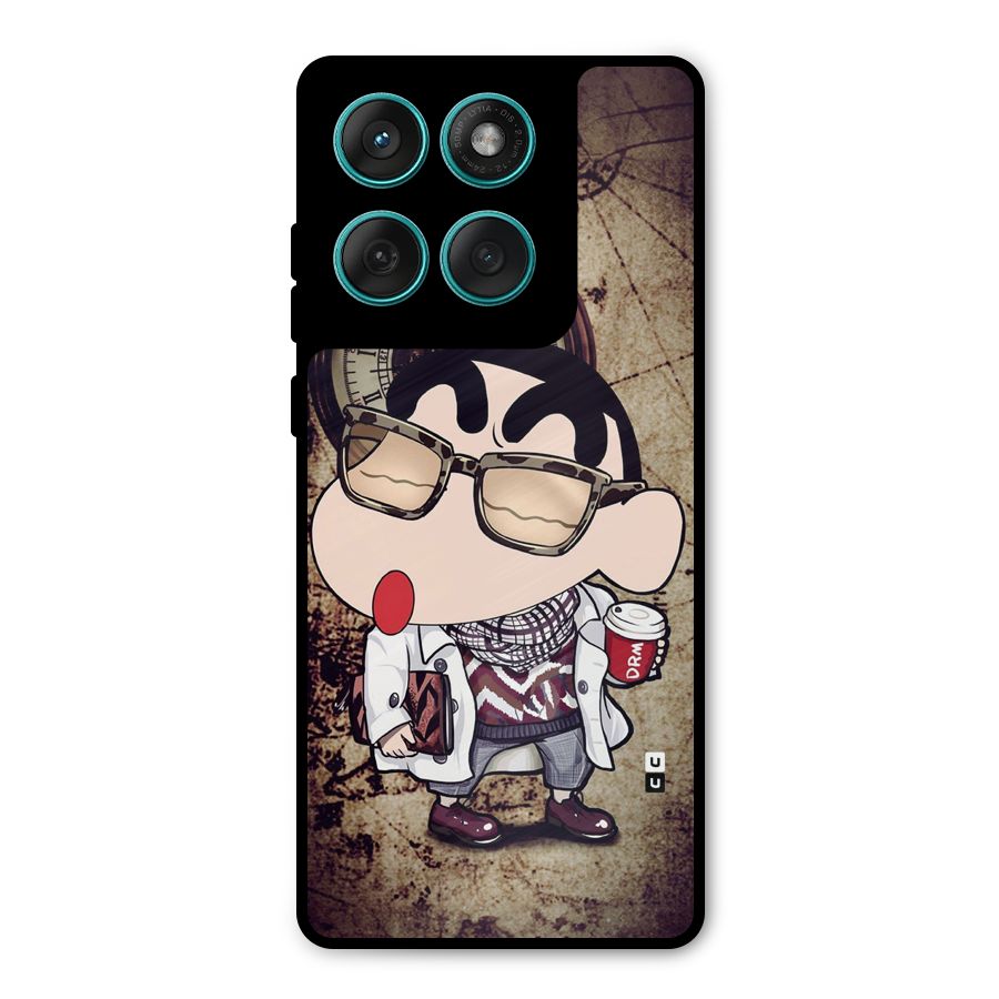 Dope Shinchan Metal Back Case for Motorola Edge 60 Fusion