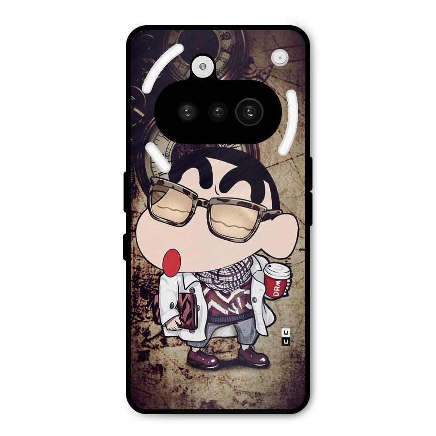 Dope Shinchan Metal Back Case for Nothing Phone 3a