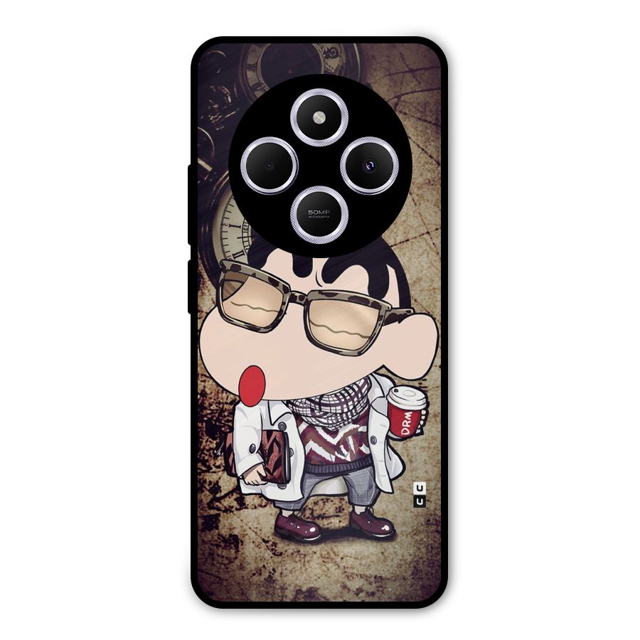 Dope Shinchan Metal Back Case for Poco C75 5G