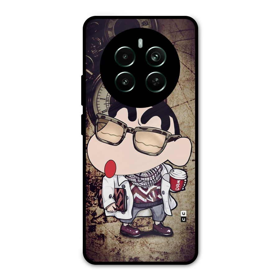 Dope Shinchan Metal Back Case for Realme 12 Pro Plus