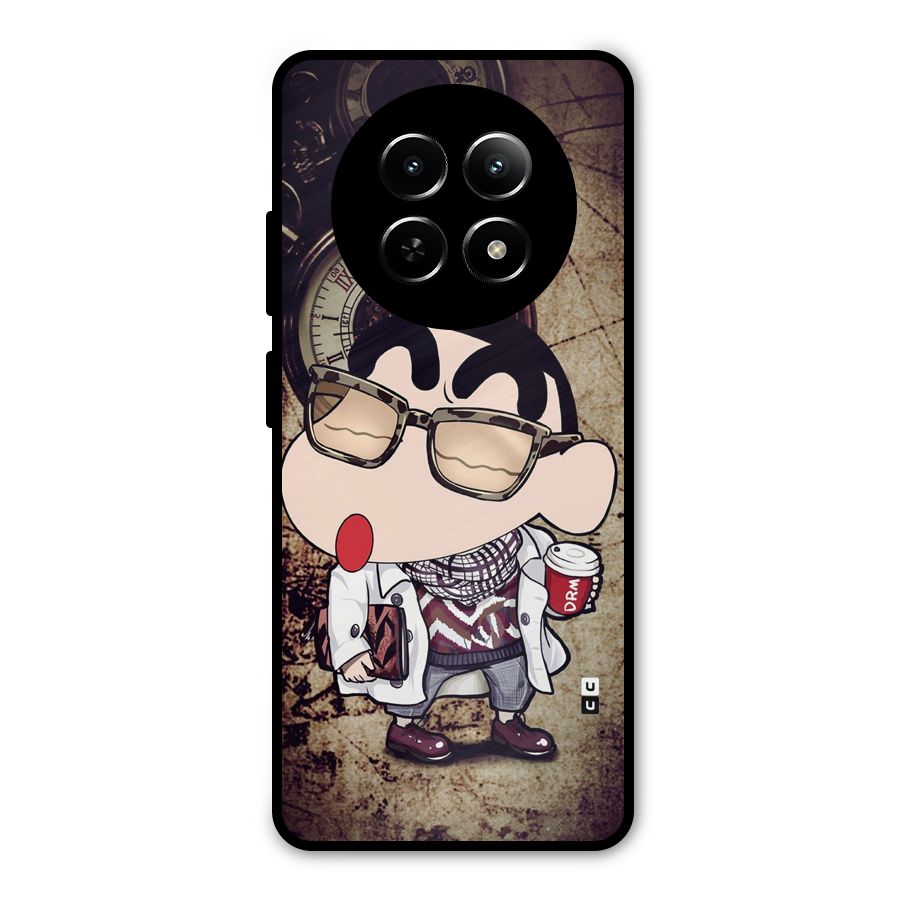 Dope Shinchan Metal Back Case for Realme 12x 5G