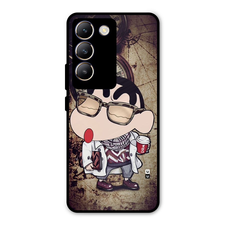 Dope Shinchan Metal Back Case for Vivo T3 5G