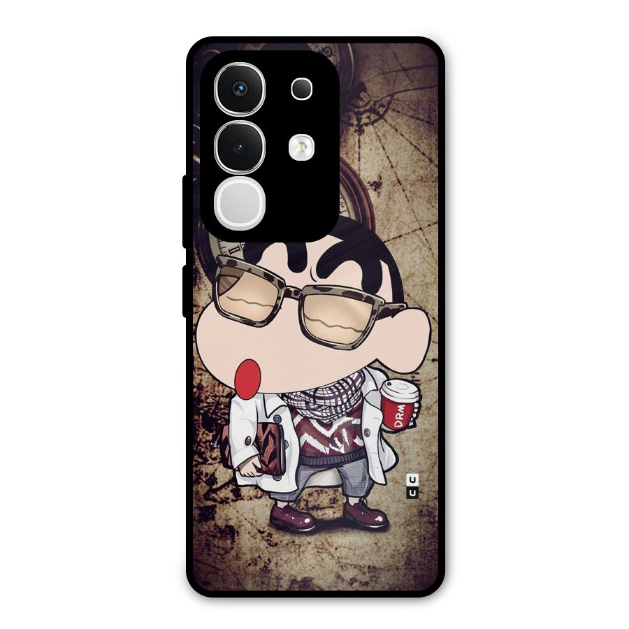 Dope Shinchan Metal Back Case for Vivo T4x
