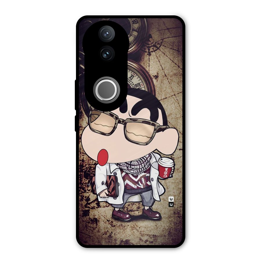 Dope Shinchan Metal Back Case for Vivo V50e