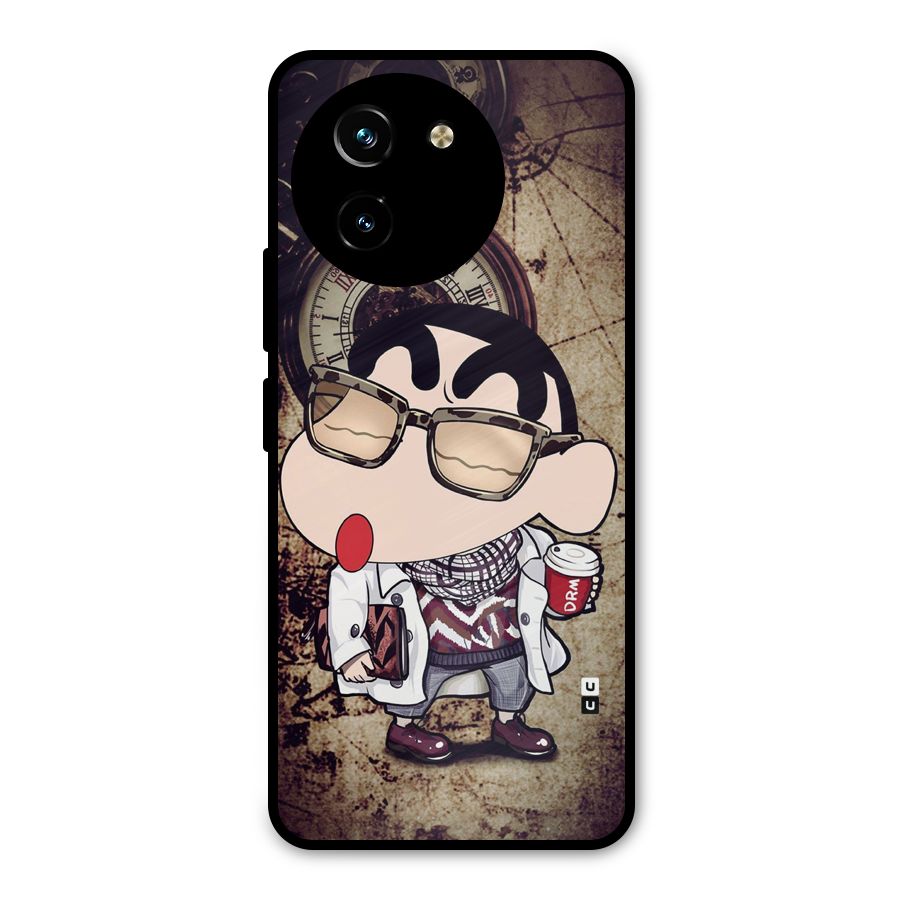Dope Shinchan Metal Back Case for Vivo Y200i