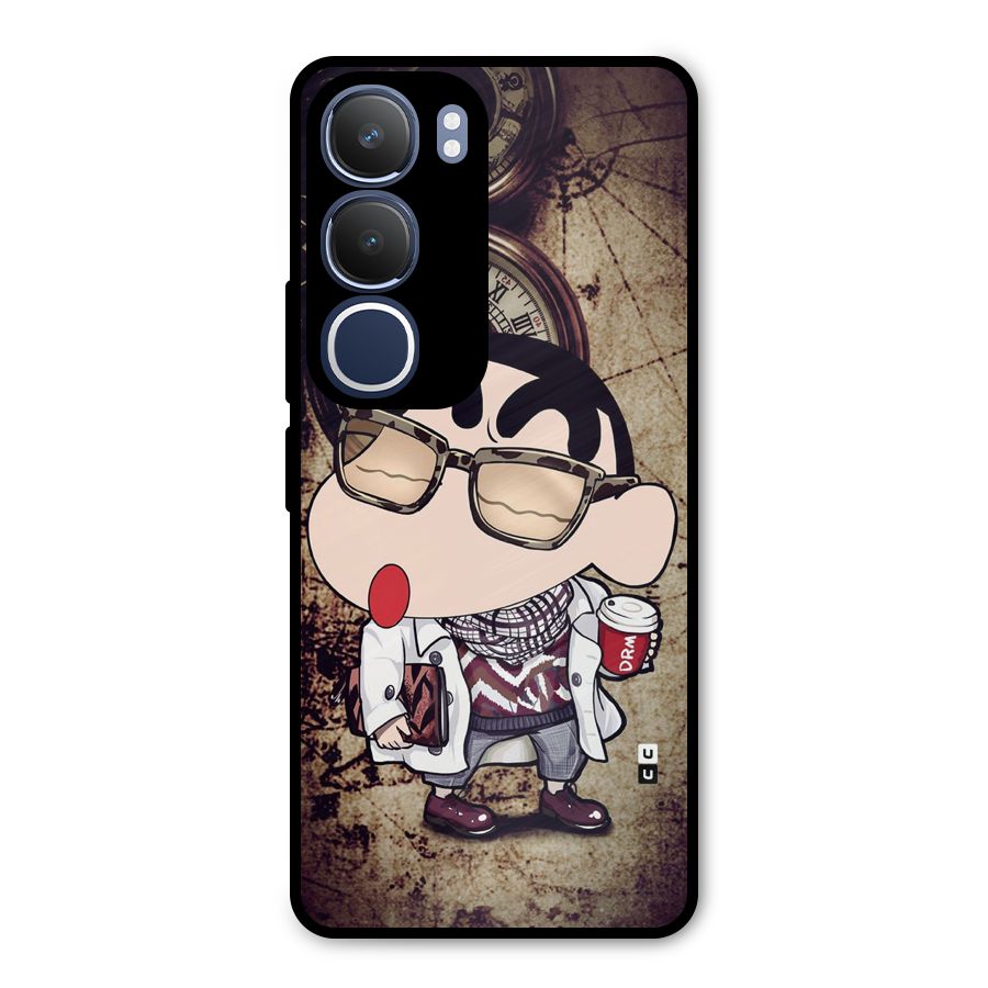 Dope Shinchan Metal Back Case for Vivo Y29