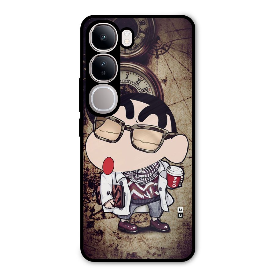 Dope Shinchan Metal Back Case for Vivo Y300