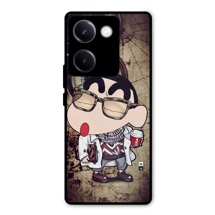 Dope Shinchan Metal Back Case for Vivo Y300 Plus