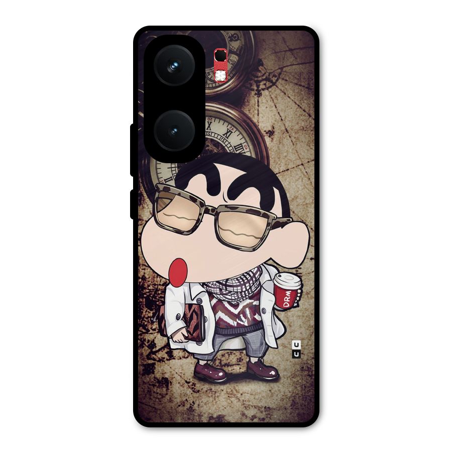 Dope Shinchan Metal Back Case for iQOO Neo 9 Pro
