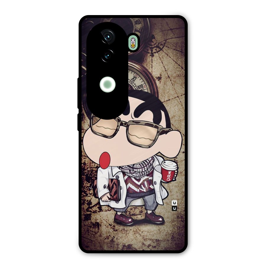 Dope Shinchan Metal Back Case for iQOO Z9s