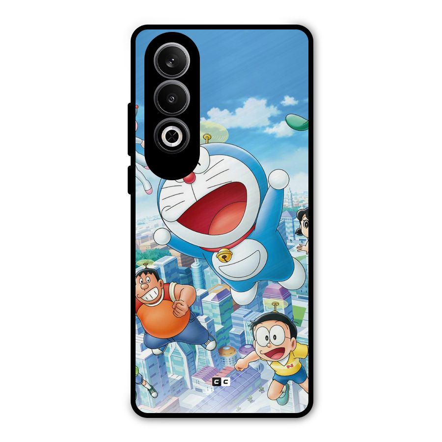 Doremon Flying Metal Back Case for OnePlus Nord CE4