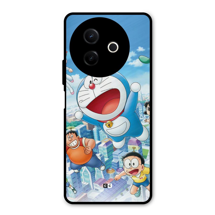 Doremon Flying Metal Back Case for Vivo Y39