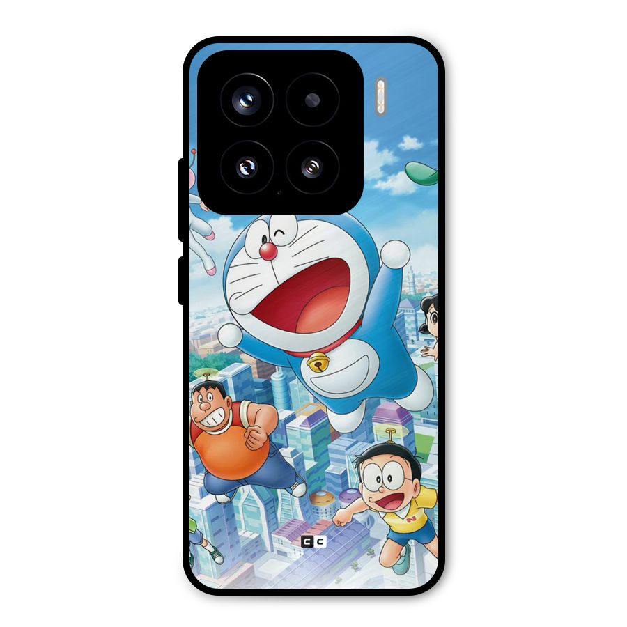 Doremon Flying Metal Back Case for Xiaomi 15