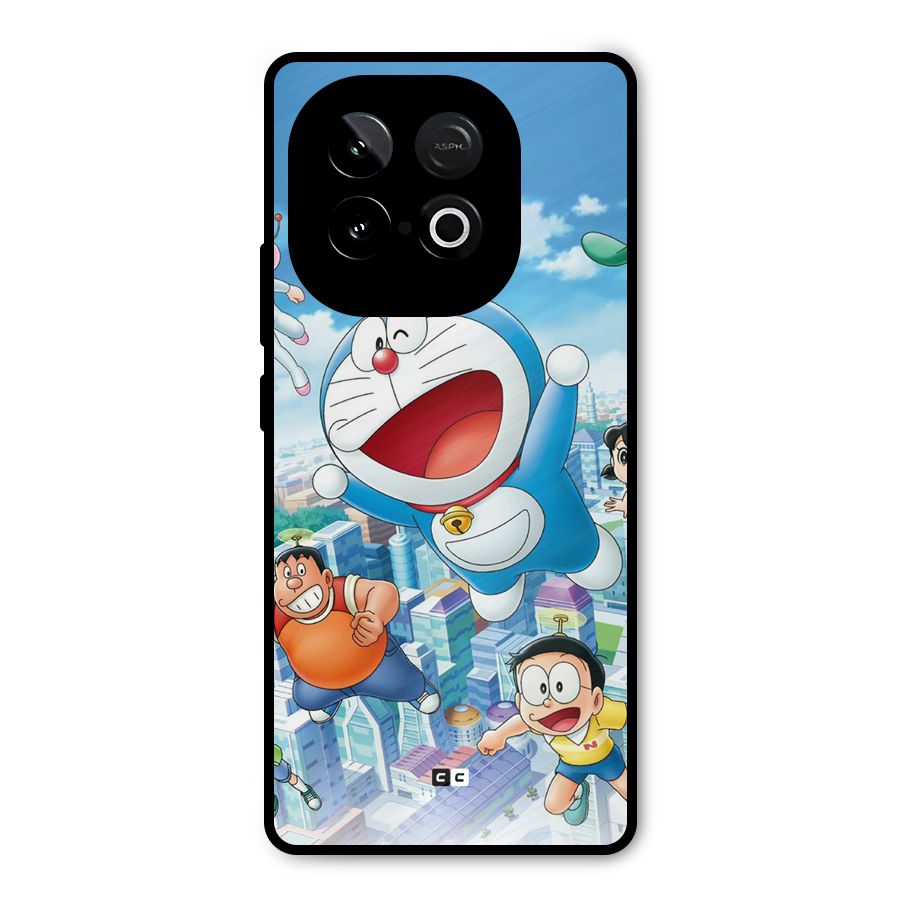 Doremon Flying Metal Back Case for iQOO Neo 10