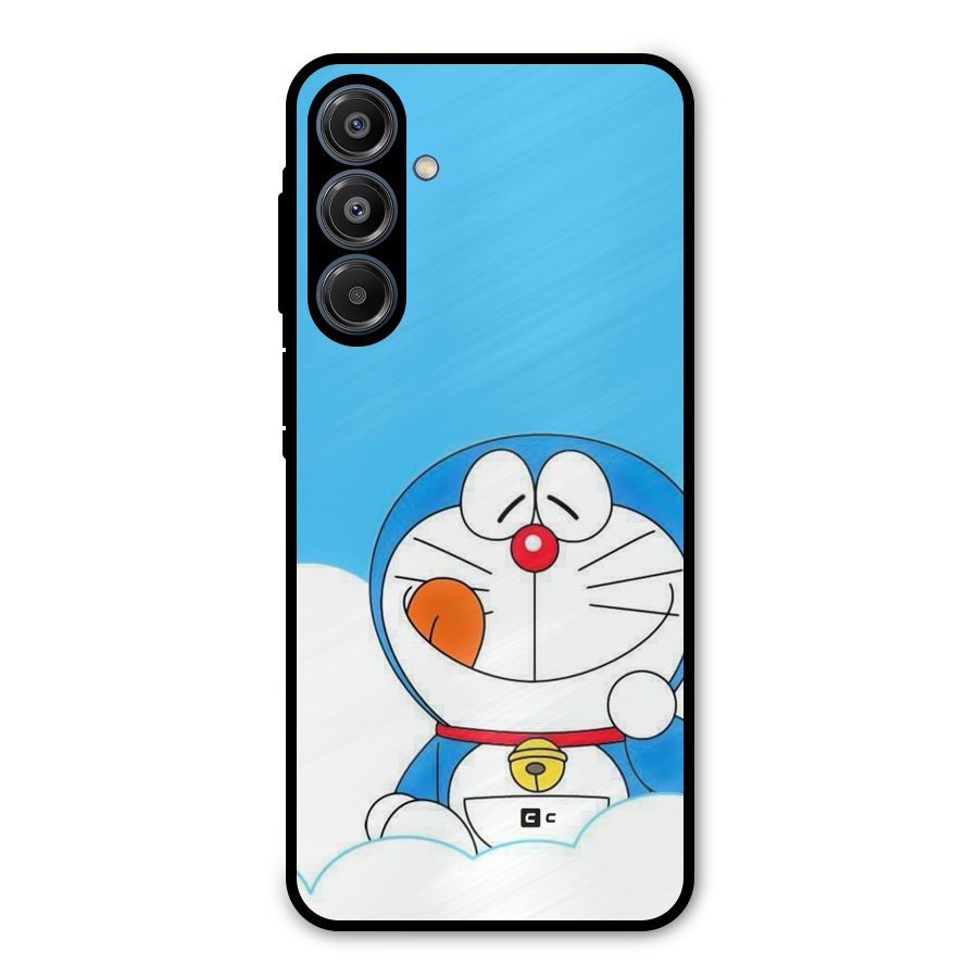Doremon On Clouds Metal Back Case for Galaxy A16 5G