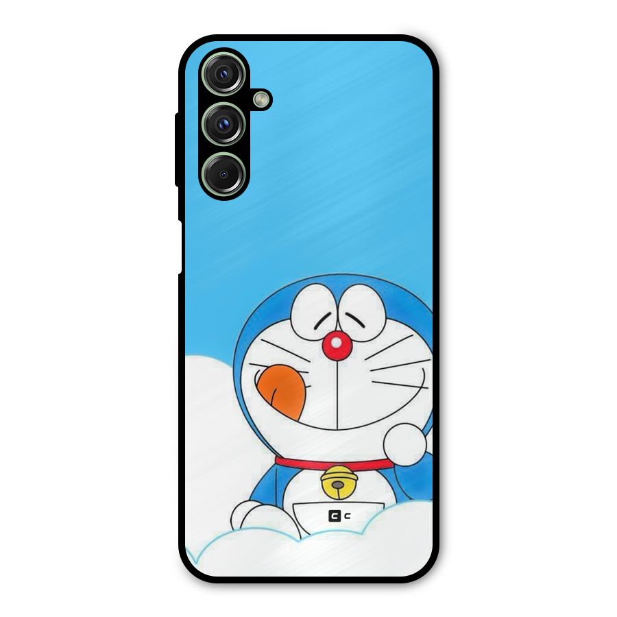 Doremon On Clouds Metal Back Case for Galaxy M34