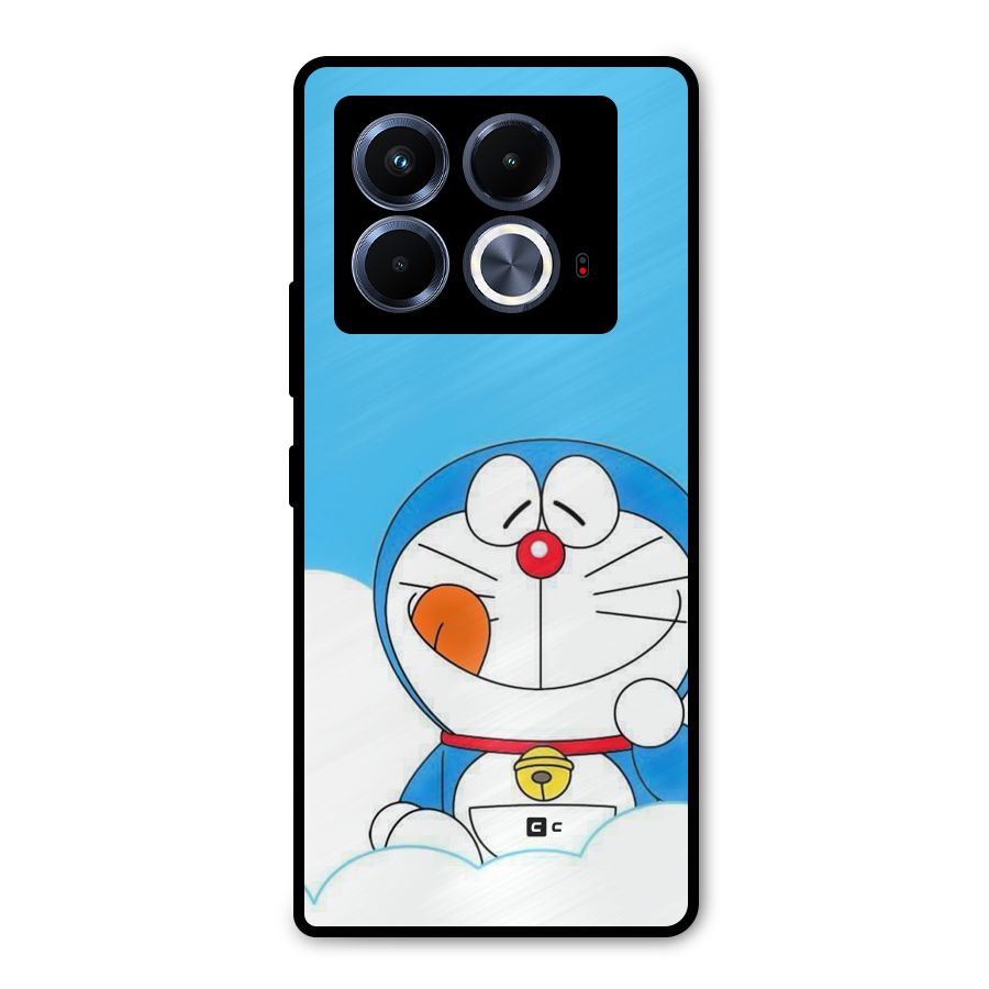 Doremon On Clouds Metal Back Case for Infinix Note 40 5G