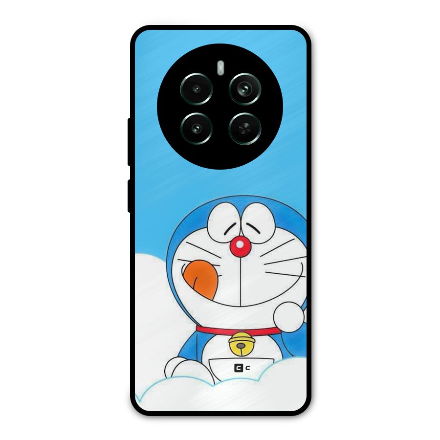 Doremon On Clouds Metal Back Case for Realme 12 Pro Plus