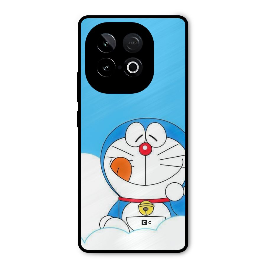 Doremon On Clouds Metal Back Case for iQOO Neo 10