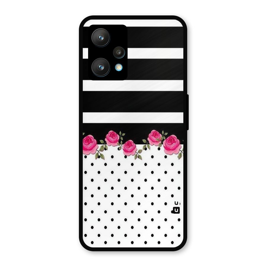 Dots Roses Stripes Metal Back Case for Realme 9 Pro Plus 5G
