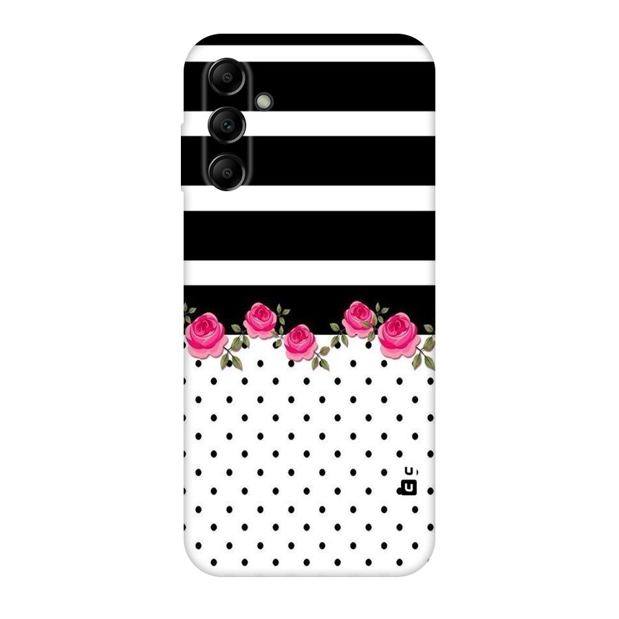 Dots Roses Stripes Original Polycarbonate Back Case for Galaxy A14 5G