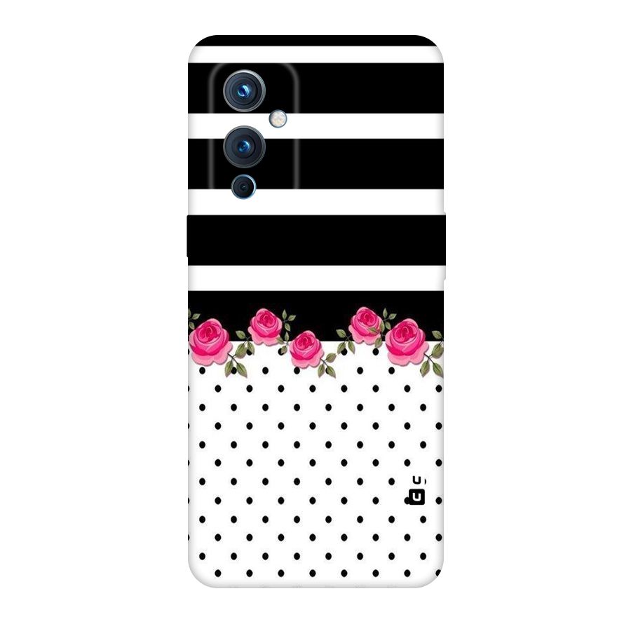 Dots Roses Stripes Original Polycarbonate Back Case for OnePlus 9