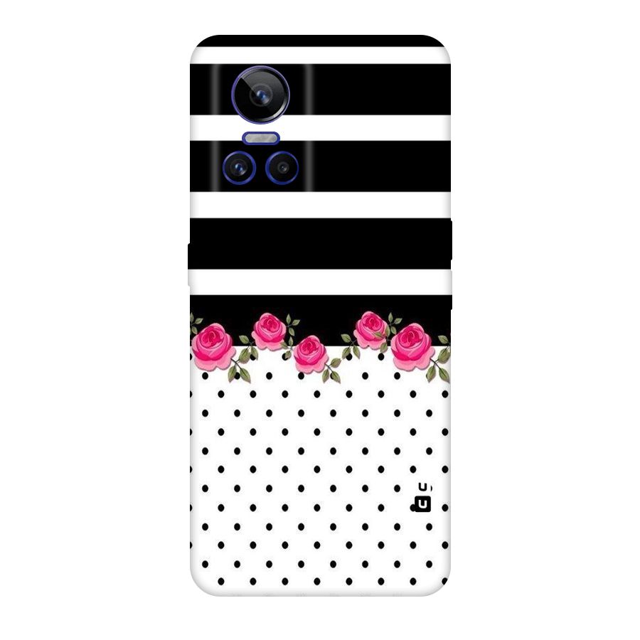 Dots Roses Stripes Original Polycarbonate Back Case for Realme GT Neo 3