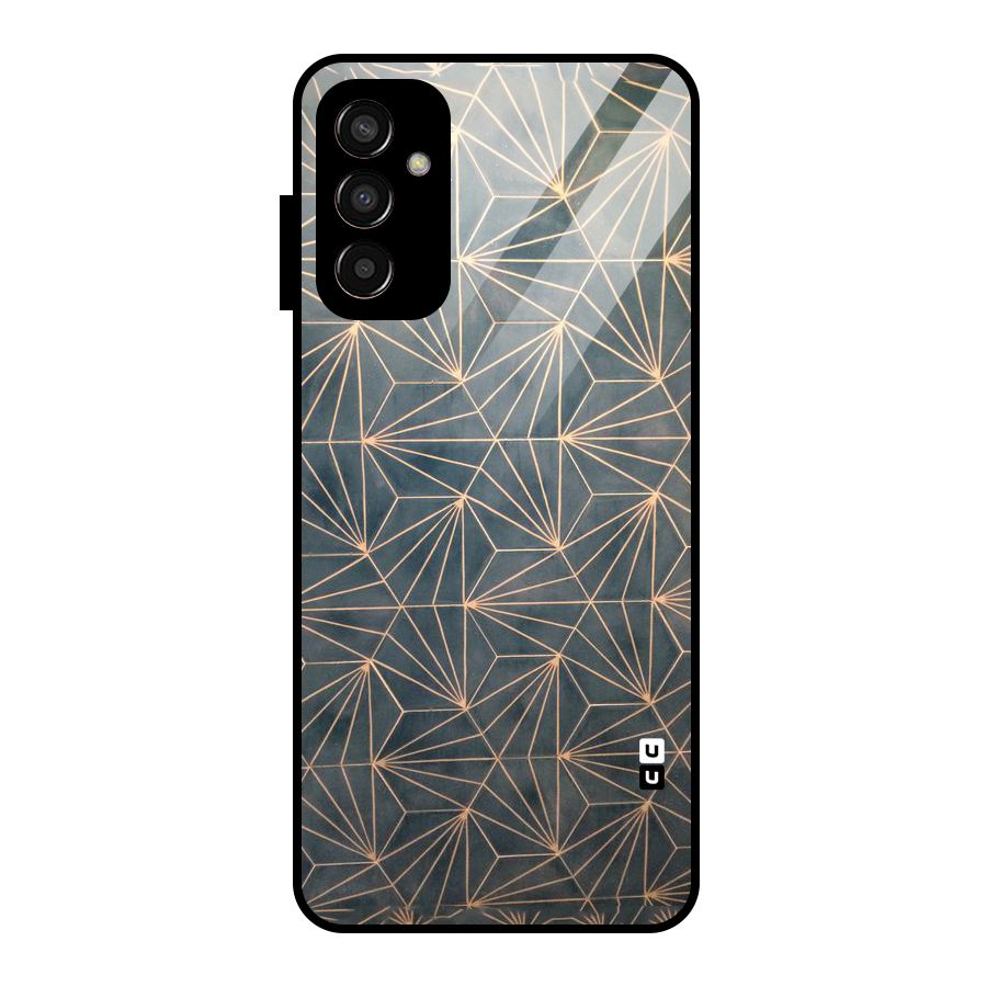 Dotted Lines Pattern Glass Back Case for Galaxy F13