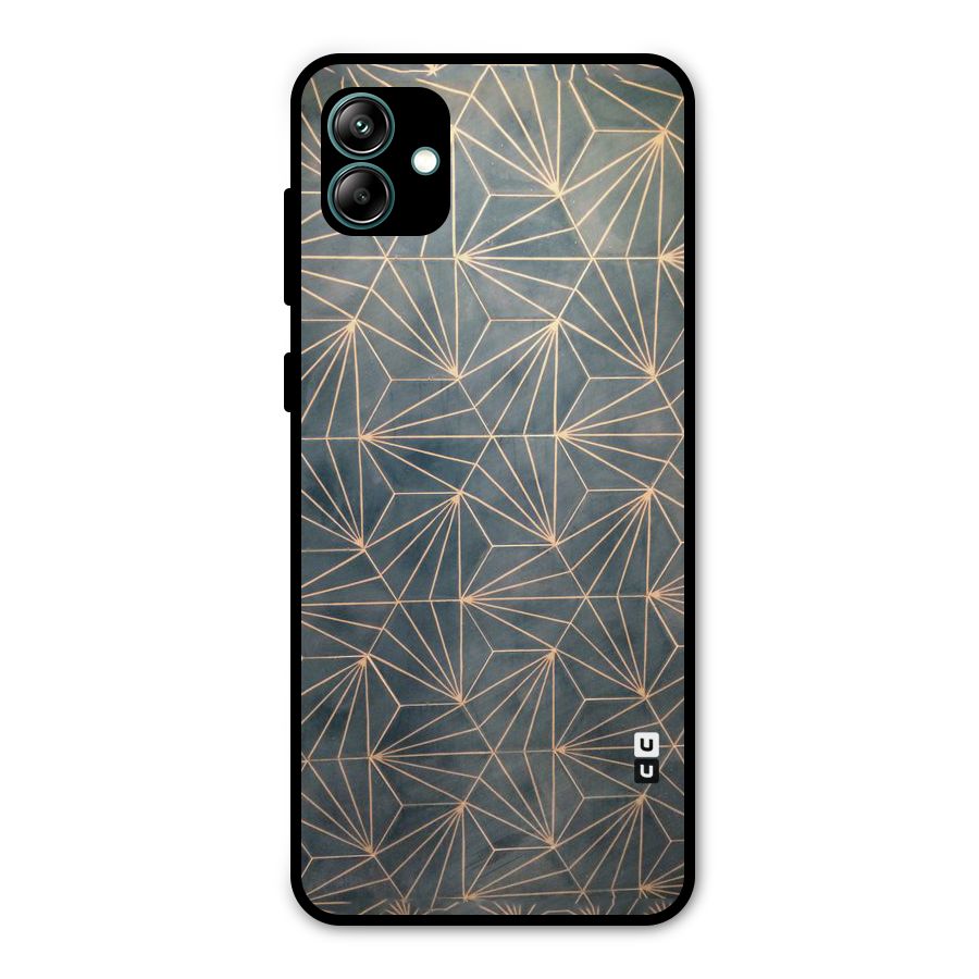 Dotted Lines Pattern Metal Back Case for Galaxy A04