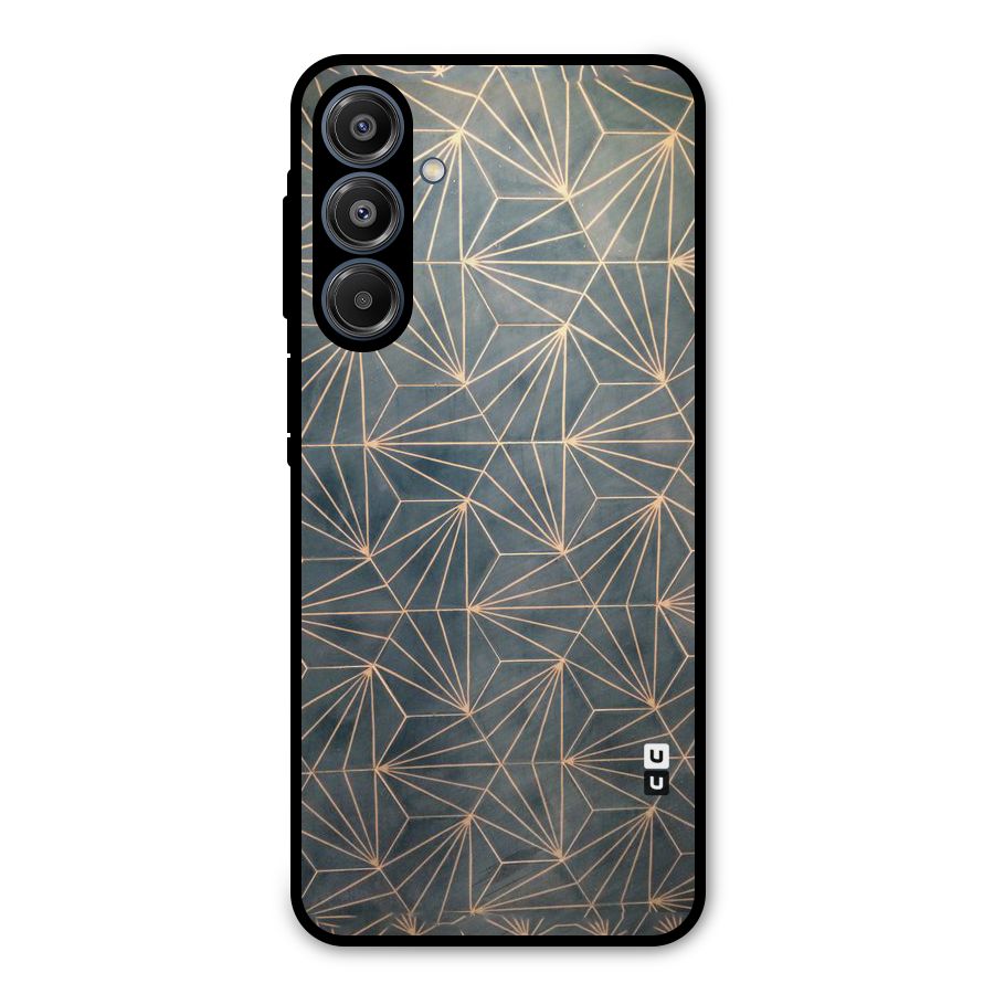 Dotted Lines Pattern Metal Back Case for Galaxy A16 5G