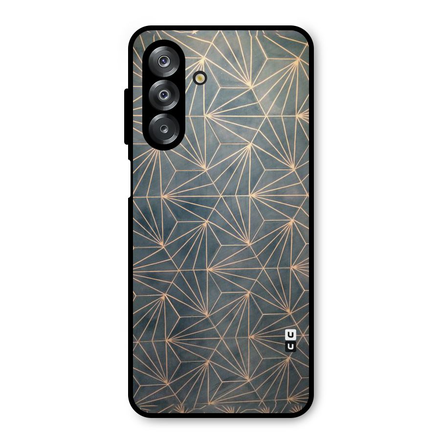 Dotted Lines Pattern Metal Back Case for Galaxy A26