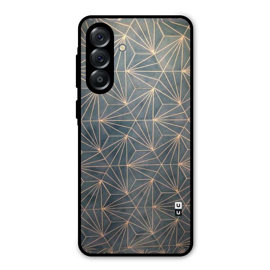 Dotted Lines Pattern Metal Back Case for Galaxy A56