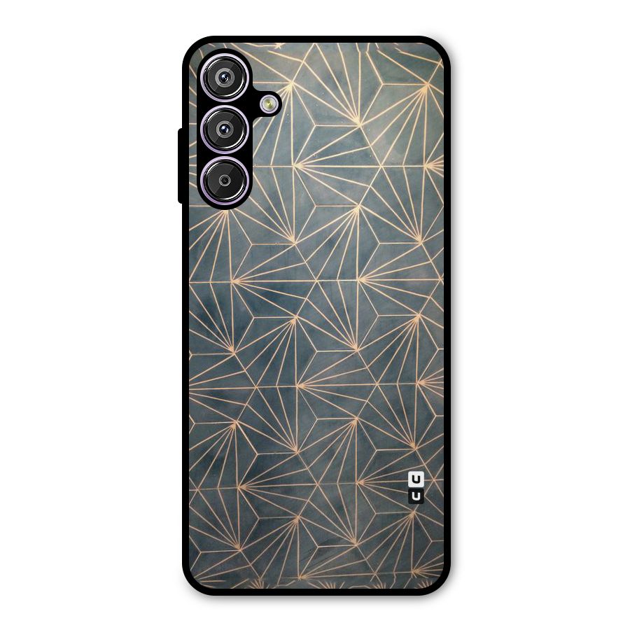 Dotted Lines Pattern Metal Back Case for Galaxy F15
