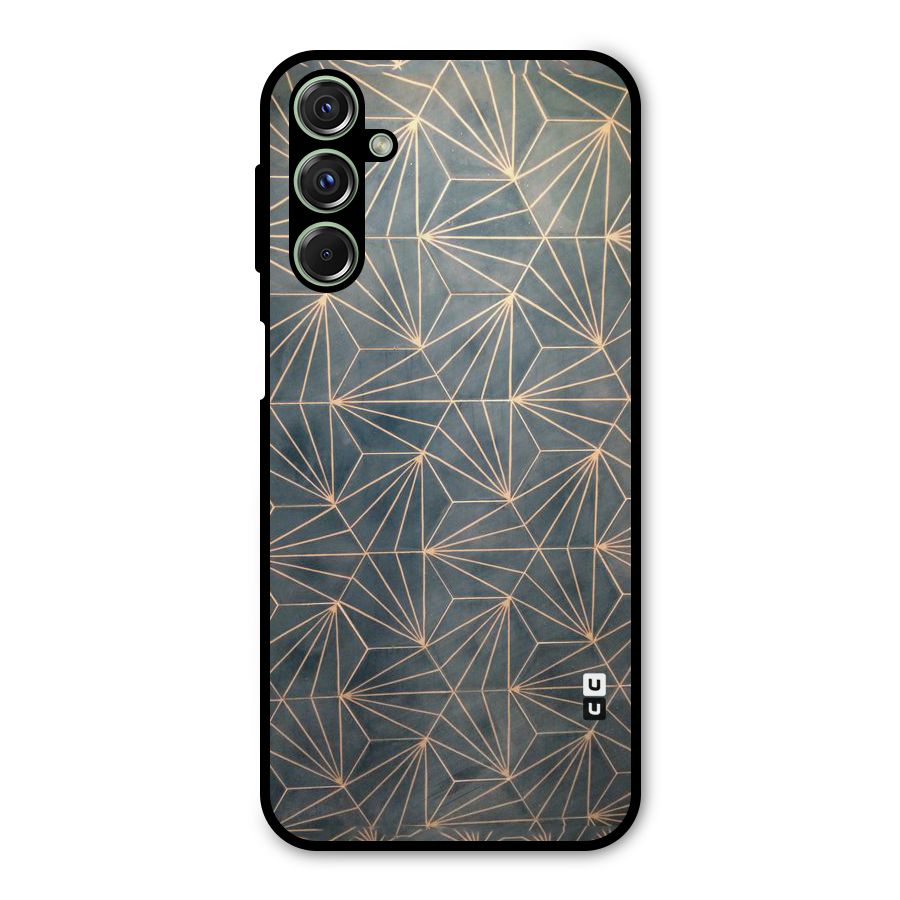 Dotted Lines Pattern Metal Back Case for Galaxy F34