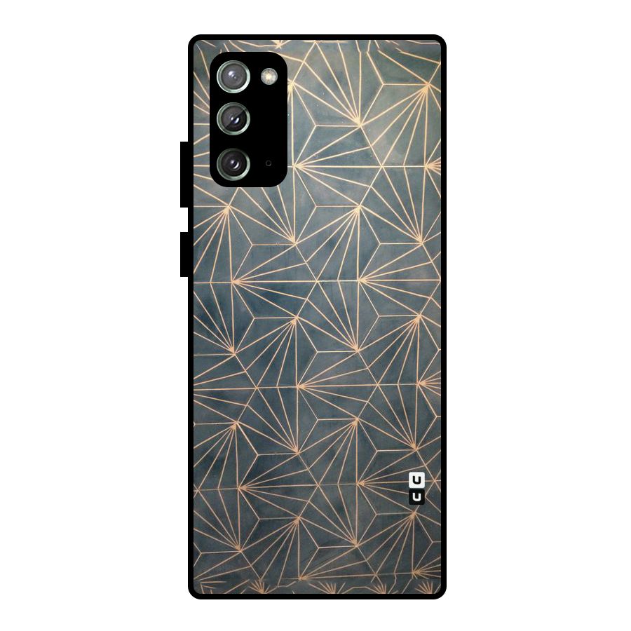 Dotted Lines Pattern Metal Back Case for Galaxy Note 20