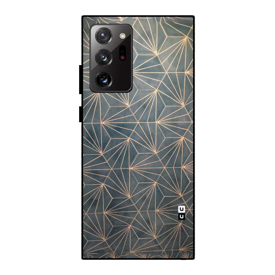 Dotted Lines Pattern Metal Back Case for Galaxy Note 20 Ultra
