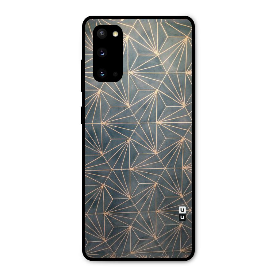 Dotted Lines Pattern Metal Back Case for Galaxy S20
