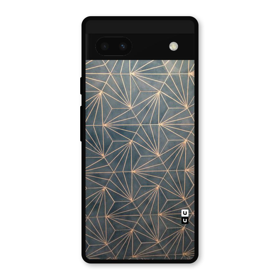 Dotted Lines Pattern Metal Back Case for Google Pixel 6a