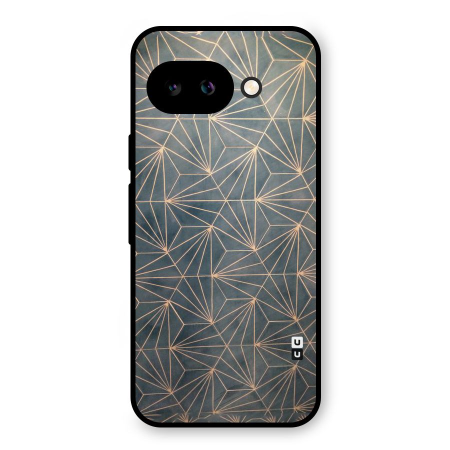 Dotted Lines Pattern Metal Back Case for Google Pixel 9a