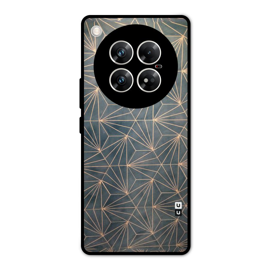 Dotted Lines Pattern Metal Back Case for Infinix Zero 40 5G