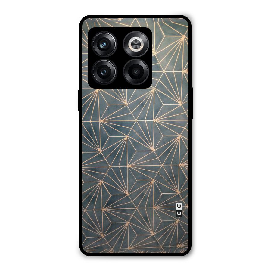 Dotted Lines Pattern Metal Back Case for OnePlus 10T