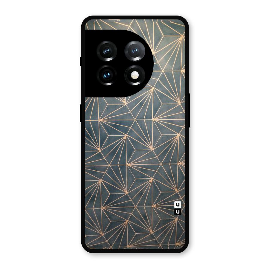 Dotted Lines Pattern Metal Back Case for OnePlus 11