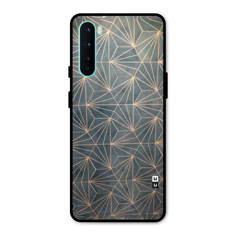 Dotted Lines Pattern Metal Back Case for OnePlus Nord