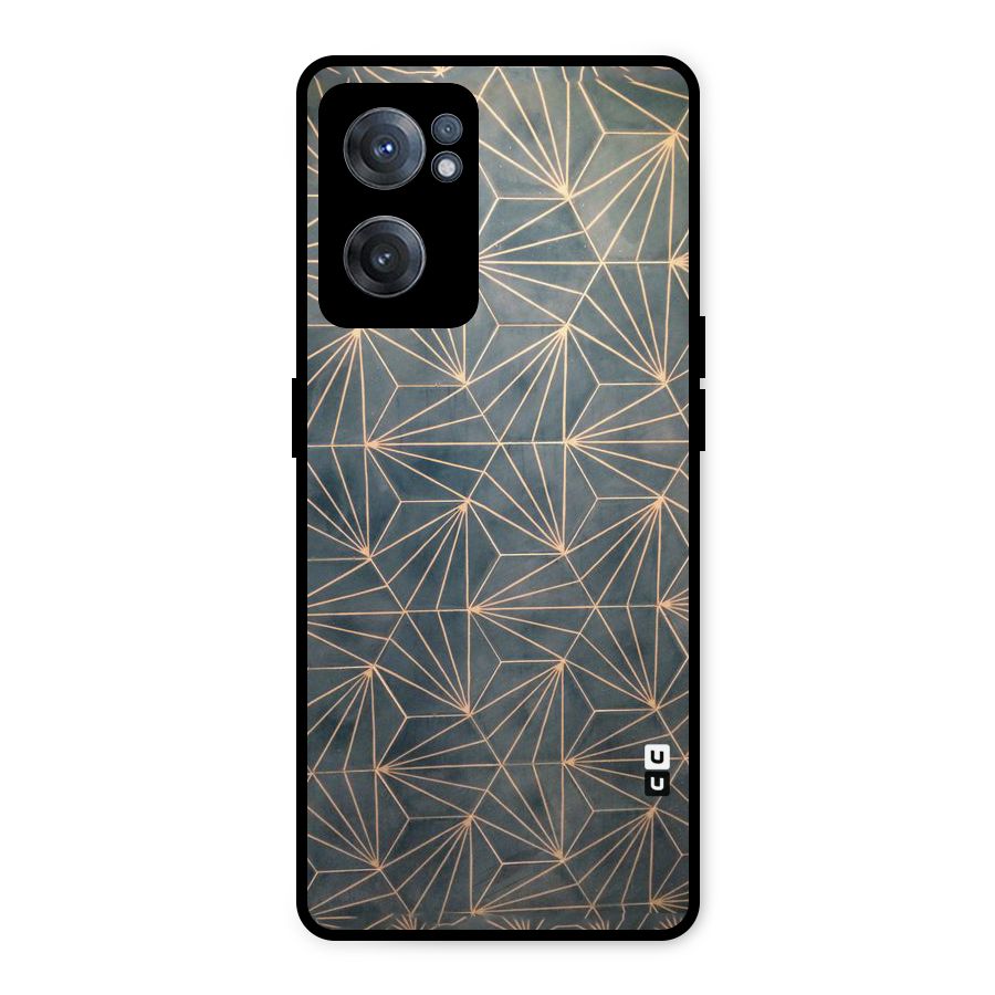 Dotted Lines Pattern Metal Back Case for OnePlus Nord CE 2 5G