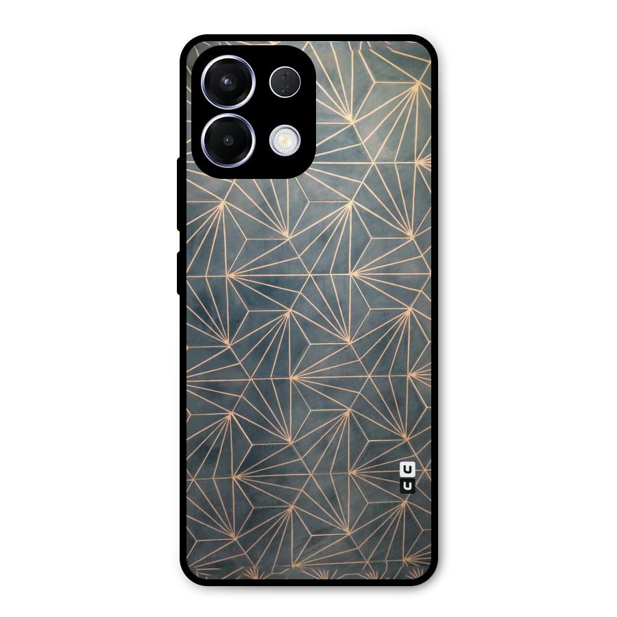 Dotted Lines Pattern Metal Back Case for Oppo K13