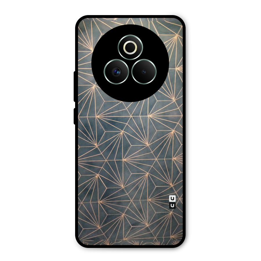 Dotted Lines Pattern Metal Back Case for Realme P3 Pro