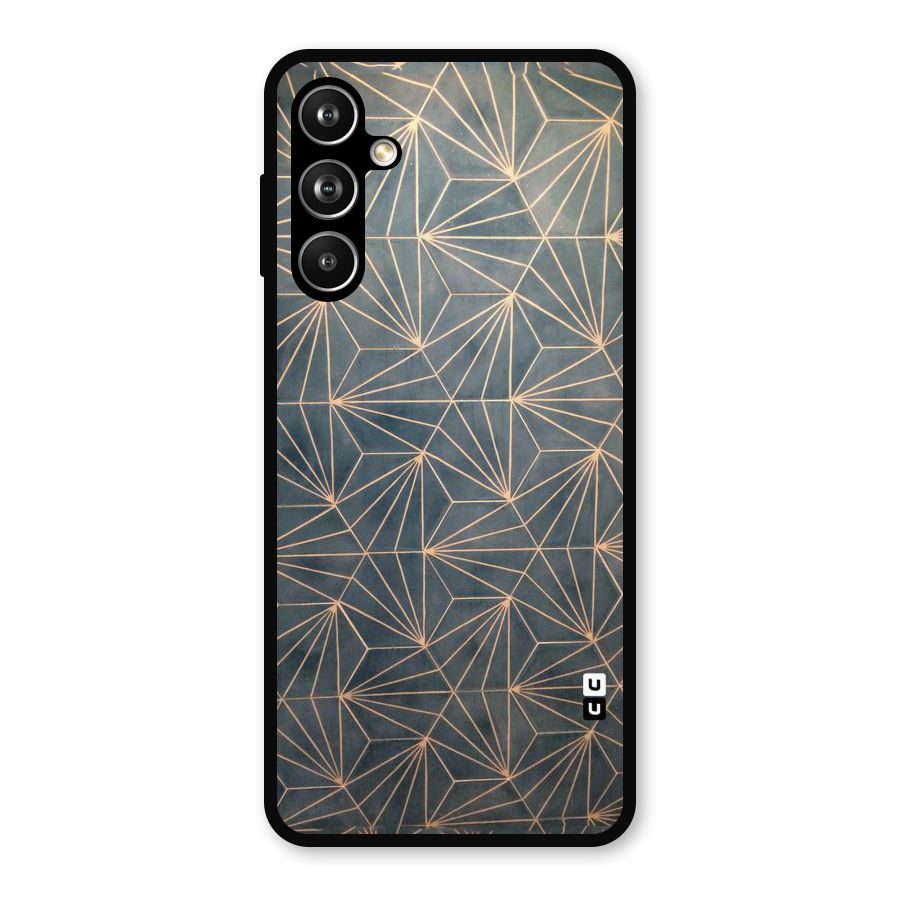 Dotted Lines Pattern Metal Back Case for Samsung Galaxy M54